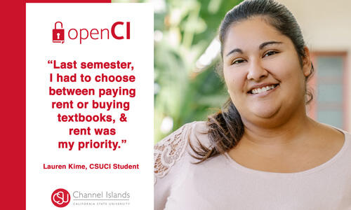 Example of a student voices slide for social media
